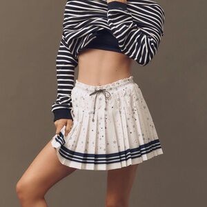 *Anthropologie The Upside Stellarum Valetta Pleated Mini Skirt